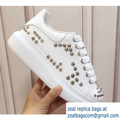 Alexander McQueen Oversized Sneakers White with Studs 2019