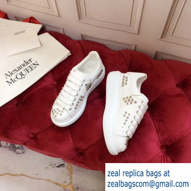 Alexander McQueen Oversized Sneakers White with Studs 2019