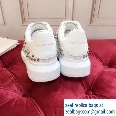 Alexander McQueen Oversized Sneakers White with Studs 2019