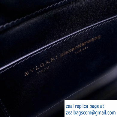 Alexander Wang x Bvlgari 20cm Duette Crossbody Bag Black 2019 - Click Image to Close