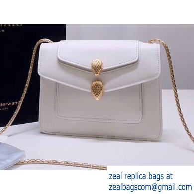 Alexander Wang x Bvlgari 20cm Duette Crossbody Bag White 2019 - Click Image to Close