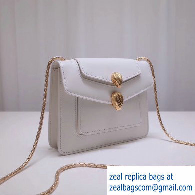 Alexander Wang x Bvlgari 20cm Duette Crossbody Bag White 2019