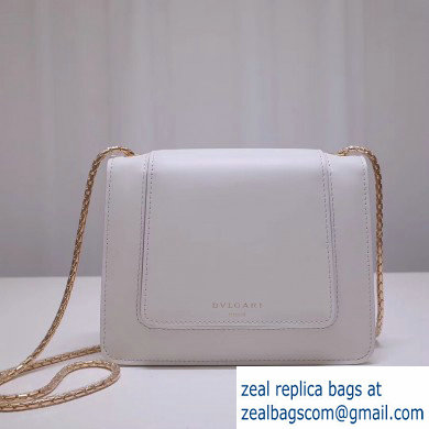 Alexander Wang x Bvlgari 20cm Duette Crossbody Bag White 2019