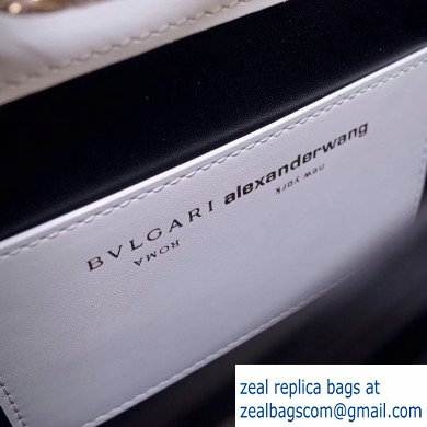 Alexander Wang x Bvlgari 20cm Duette Crossbody Bag White 2019