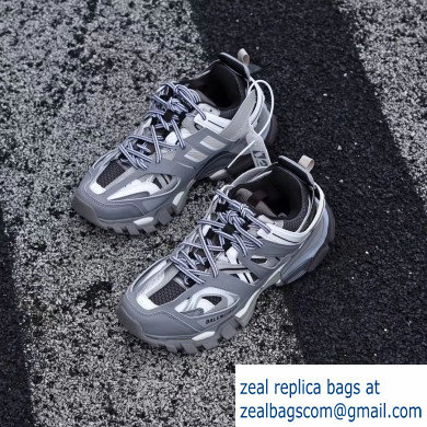 Balenciaga Track LED Trainers Women/Men Sneakers Gray