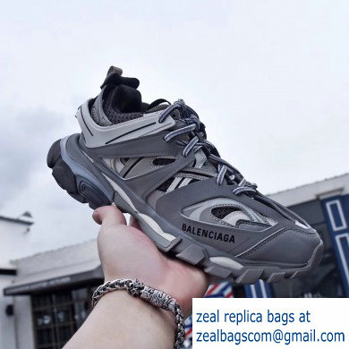 Balenciaga Track LED Trainers Women/Men Sneakers Gray - Click Image to Close