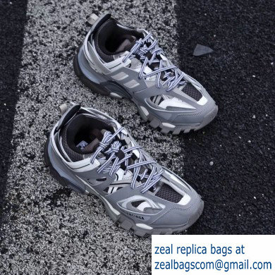 Balenciaga Track LED Trainers Women/Men Sneakers Gray - Click Image to Close