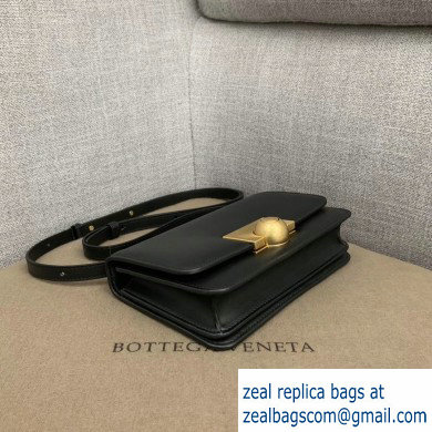 Bottega Veneta BV Classic Ronde Mini Shoulder Bag Black 2019