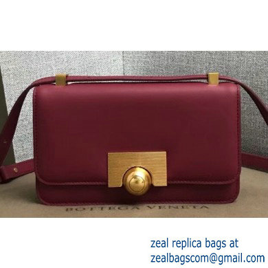 Bottega Veneta BV Classic Ronde Mini Shoulder Bag Dark Red 2019 - Click Image to Close