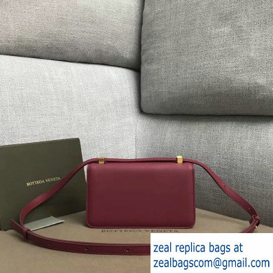 Bottega Veneta BV Classic Ronde Mini Shoulder Bag Dark Red 2019 - Click Image to Close