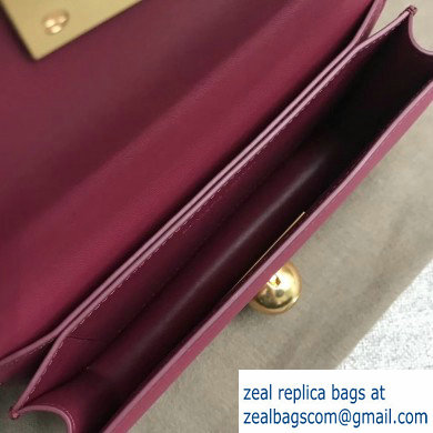 Bottega Veneta BV Classic Ronde Mini Shoulder Bag Dark Red 2019 - Click Image to Close