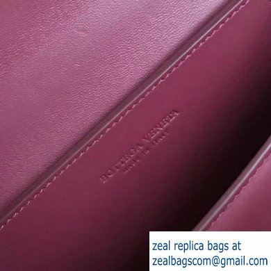 Bottega Veneta BV Classic Ronde Mini Shoulder Bag Dark Red 2019
