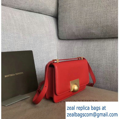 Bottega Veneta BV Classic Ronde Mini Shoulder Bag Red 2019