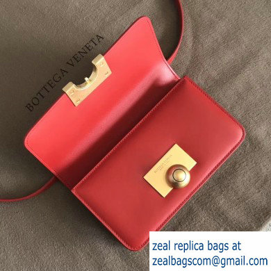 Bottega Veneta BV Classic Ronde Mini Shoulder Bag Red 2019