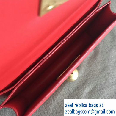 Bottega Veneta BV Classic Ronde Mini Shoulder Bag Red 2019