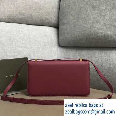 Bottega Veneta BV Classic Ronde Shoulder Bag Dark Red 2019 - Click Image to Close