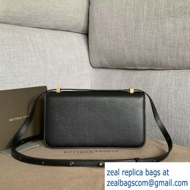 Bottega Veneta BV Classic Ronde Shoulder Bag Grained Black 2019