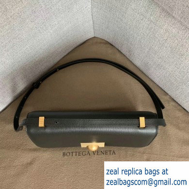 Bottega Veneta BV Classic Ronde Shoulder Bag Grained Black 2019