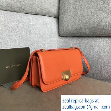 Bottega Veneta BV Classic Ronde Shoulder Bag Orange 2019