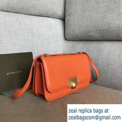 Bottega Veneta BV Classic Ronde Shoulder Bag Orange 2019 - Click Image to Close