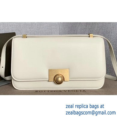 Bottega Veneta BV Classic Ronde Shoulder Bag White 2019