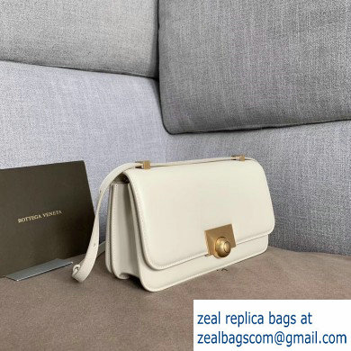 Bottega Veneta BV Classic Ronde Shoulder Bag White 2019 - Click Image to Close