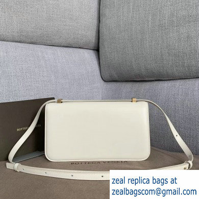 Bottega Veneta BV Classic Ronde Shoulder Bag White 2019 - Click Image to Close