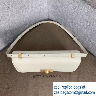 Bottega Veneta BV Classic Ronde Shoulder Bag White 2019
