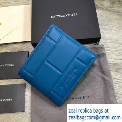 Bottega Veneta Billfold Wallet in Padded Nappa Blue 2019 - Click Image to Close