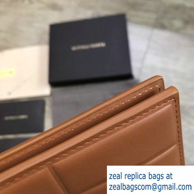 Bottega Veneta Billfold Wallet in Padded Nappa Brown 2019