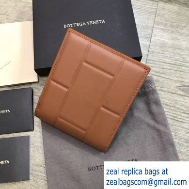 Bottega Veneta Billfold Wallet in Padded Nappa Brown 2019 - Click Image to Close