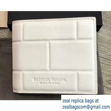 Bottega Veneta Billfold Wallet in Padded Nappa White 2019 - Click Image to Close