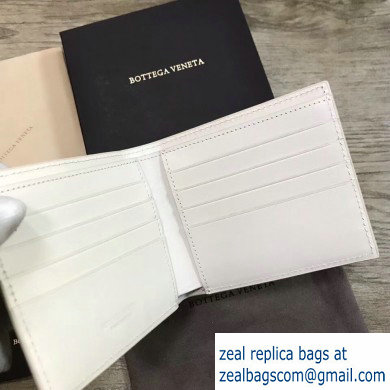 Bottega Veneta Billfold Wallet in Padded Nappa White 2019 - Click Image to Close