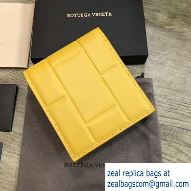 Bottega Veneta Billfold Wallet in Padded Nappa Yellow 2019 - Click Image to Close