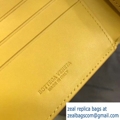 Bottega Veneta Billfold Wallet in Padded Nappa Yellow 2019 - Click Image to Close
