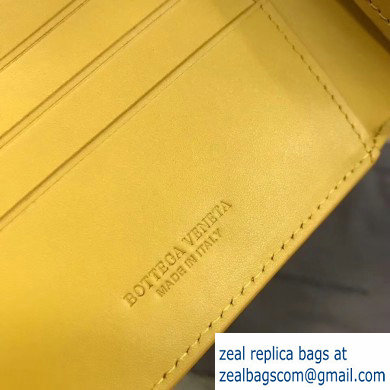 Bottega Veneta Billfold Wallet in Padded Nappa Yellow 2019