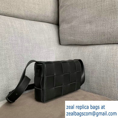 Bottega Veneta Cassette Crossbody Bag In Maxi Weave Black 2019 - Click Image to Close