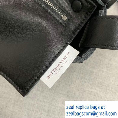 Bottega Veneta Cassette Crossbody Bag In Maxi Weave Black 2019