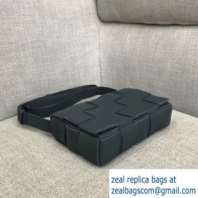 Bottega Veneta Cassette Crossbody Bag In Maxi Weave Deep Blue 2019 - Click Image to Close