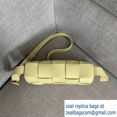 Bottega Veneta Cassette Crossbody Bag In Maxi Weave Light Yellow 2019 - Click Image to Close