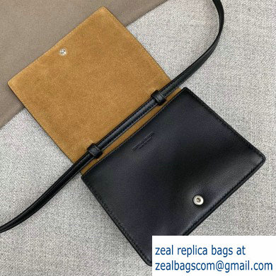 Bottega Veneta Cassette Mini Crossbody Bag In Maxi Weave Black 2019
