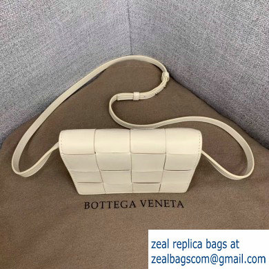 Bottega Veneta Cassette Mini Crossbody Bag In Maxi Weave Creamy 2019 - Click Image to Close