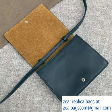 Bottega Veneta Cassette Mini Crossbody Bag In Maxi Weave Deep Blue 2019 - Click Image to Close