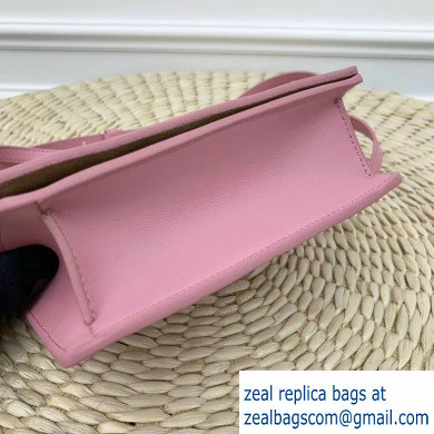 Bottega Veneta Cassette Mini Crossbody Bag In Maxi Weave Pink 2019 - Click Image to Close