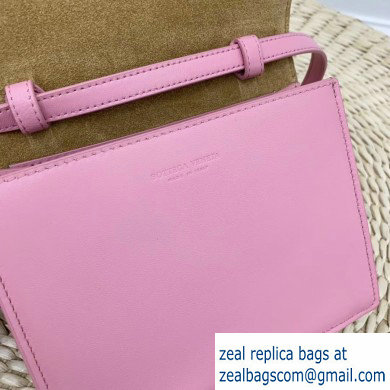 Bottega Veneta Cassette Mini Crossbody Bag In Maxi Weave Pink 2019 - Click Image to Close