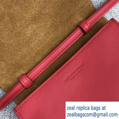 Bottega Veneta Cassette Mini Crossbody Bag In Maxi Weave Red 2019 - Click Image to Close