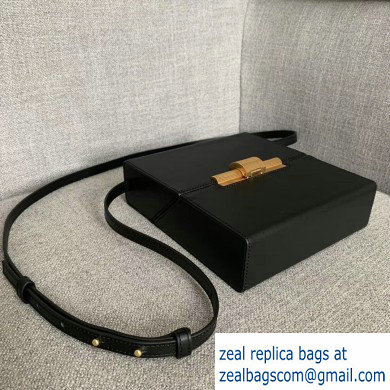 Bottega Veneta Daisey Slim Boxy Bag In Spazzolato Calf Black 2019