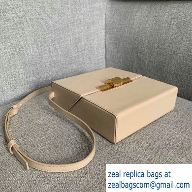 Bottega Veneta Daisey Slim Boxy Bag In Spazzolato Calf Nude 2019