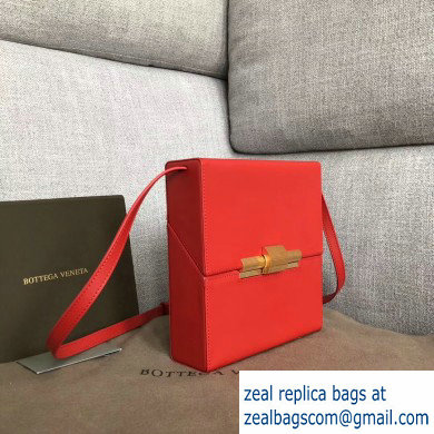Bottega Veneta Daisey Slim Boxy Bag In Spazzolato Calf Red 2019 - Click Image to Close