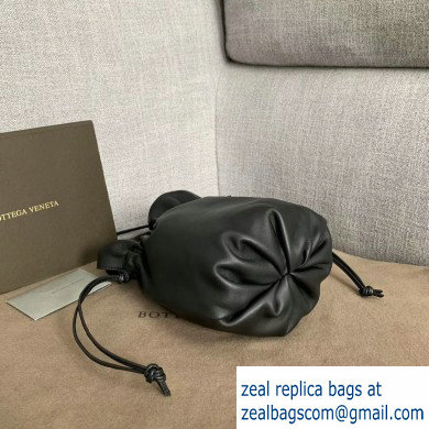 Bottega Veneta Drawstring Pouch Bag In Nappa Black 2019